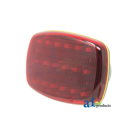 A & I Products Light, Red, Safety Flasher, 6" X 4", Magnetic Base, Battery Operated 9" x5" x2" A-WL18R